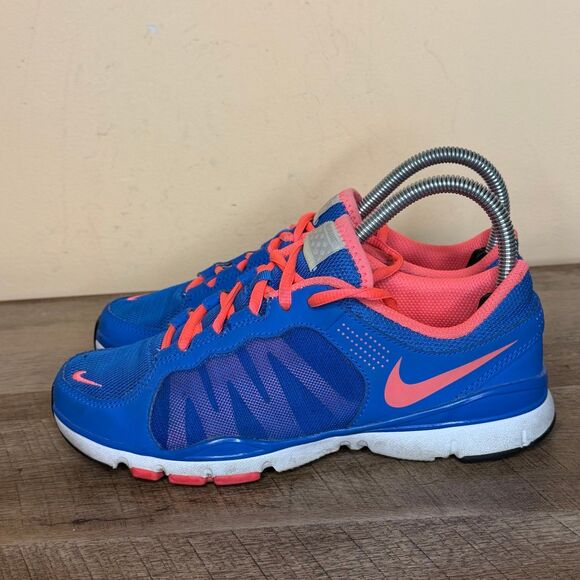 Nike Shoes Womens Size 6.5 Breathe Flex Trainer 2 Low Sneakers 511332-400 Blue - Picture 2 of 7